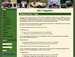 MG T Register website